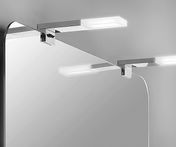 7271: Chromen LED-wandlamp